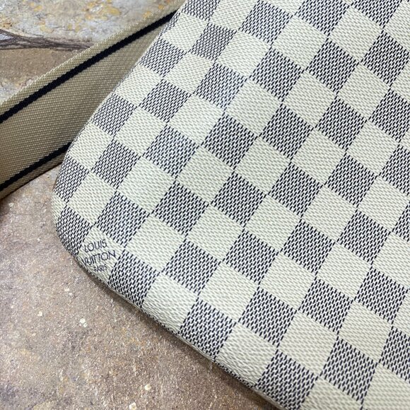 Louis Vuitton Bosphore Pochette Damier Azur Shoulder Bag - Picture 6 of 14